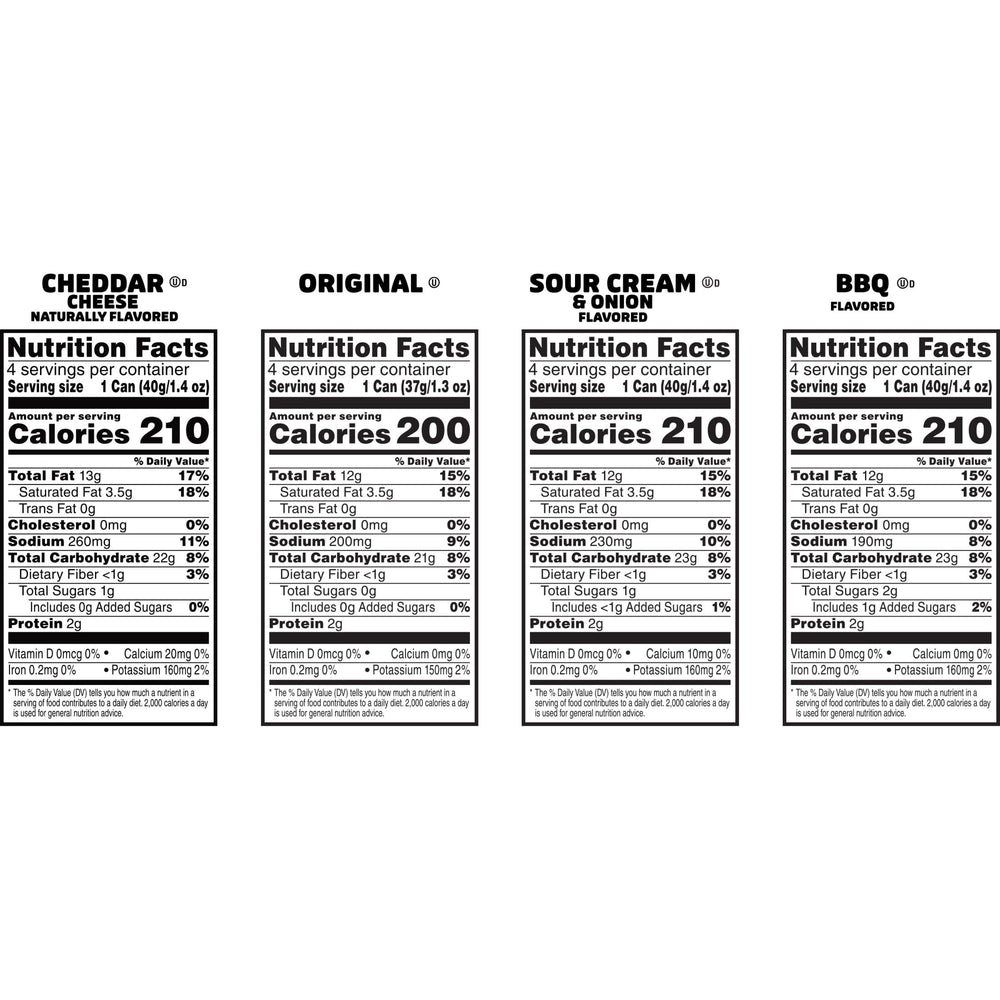Pringles Cheddar Cheese can features bold cheese notes for after-school cravings