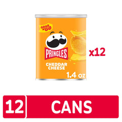 Pringles Cheddar Cheese in a lunchbox for a tasty midday bite.