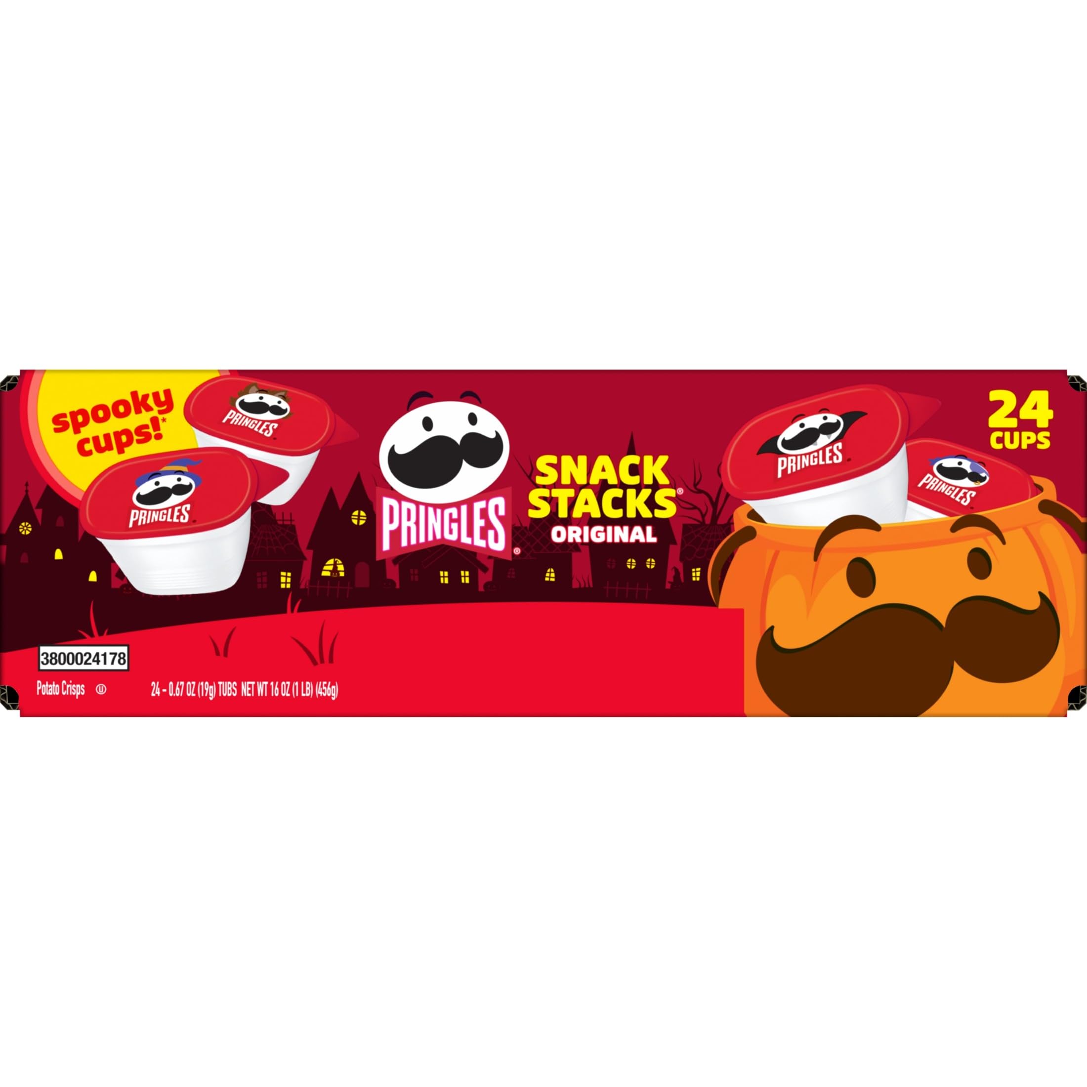 Pringles lunchbox snack cups are compact and portable for kids' meals