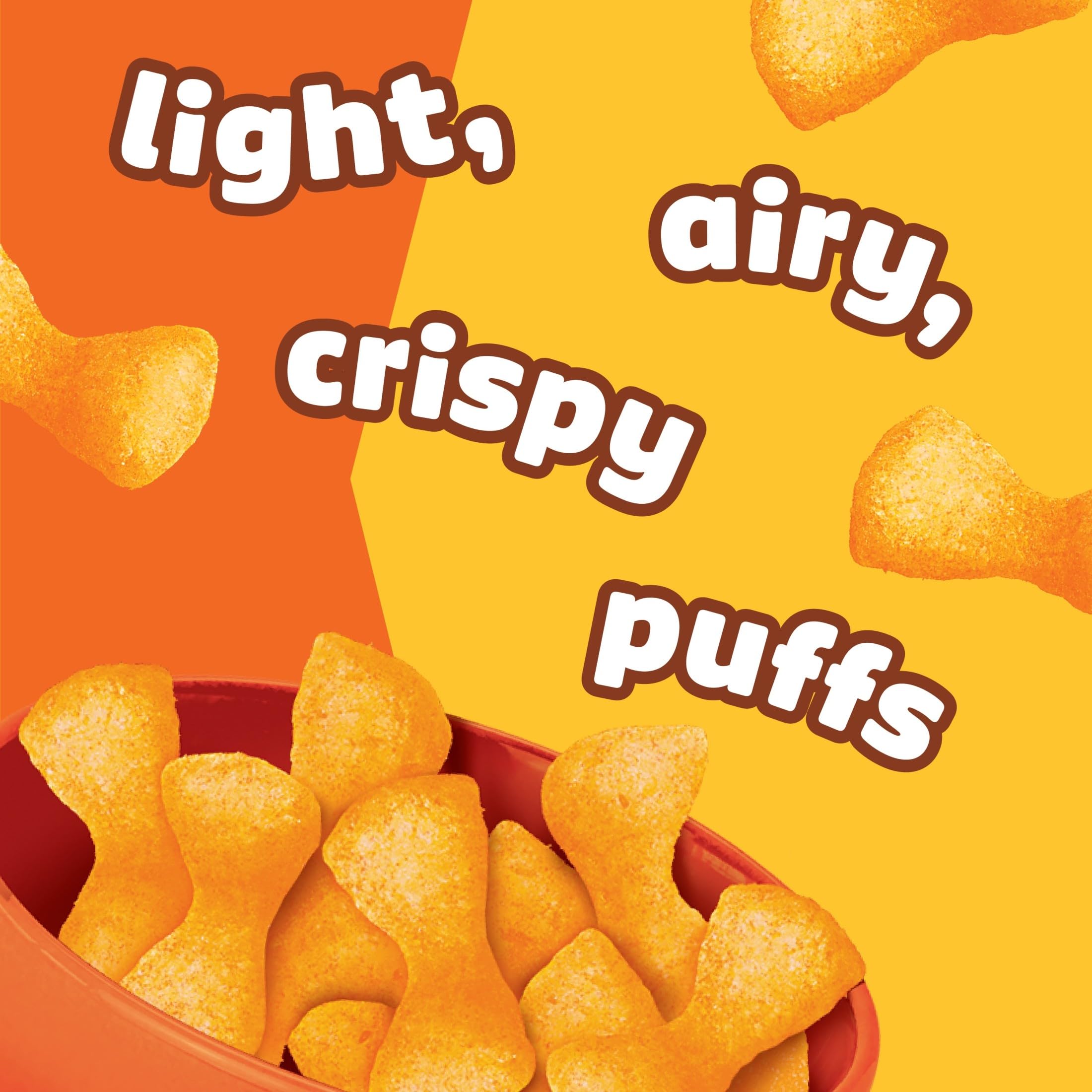 Pringles Mingles bowtie puffs in a hand for bite-sized munching