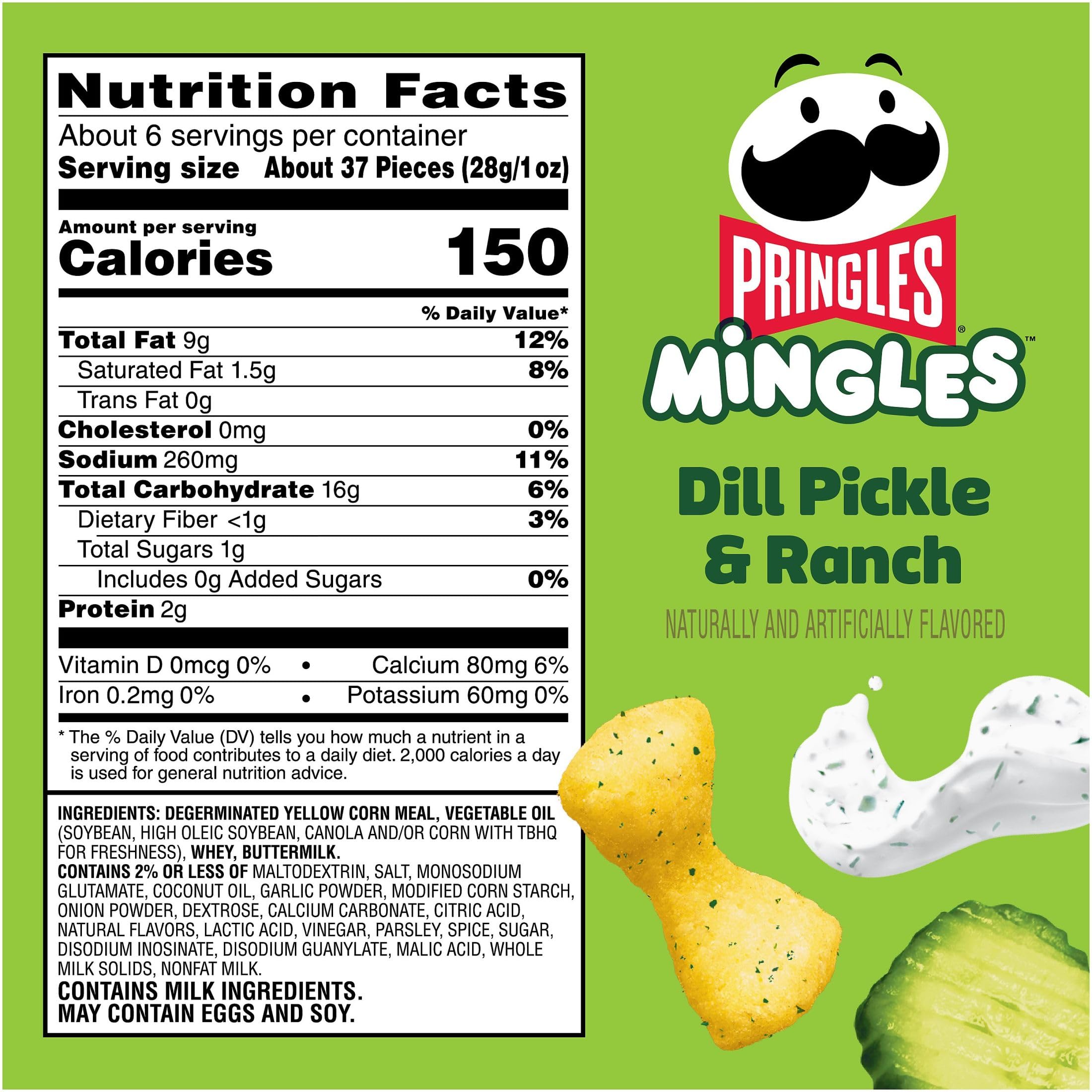 Pringles Mingles bowtie puffs close-up show two flavors in one bite.