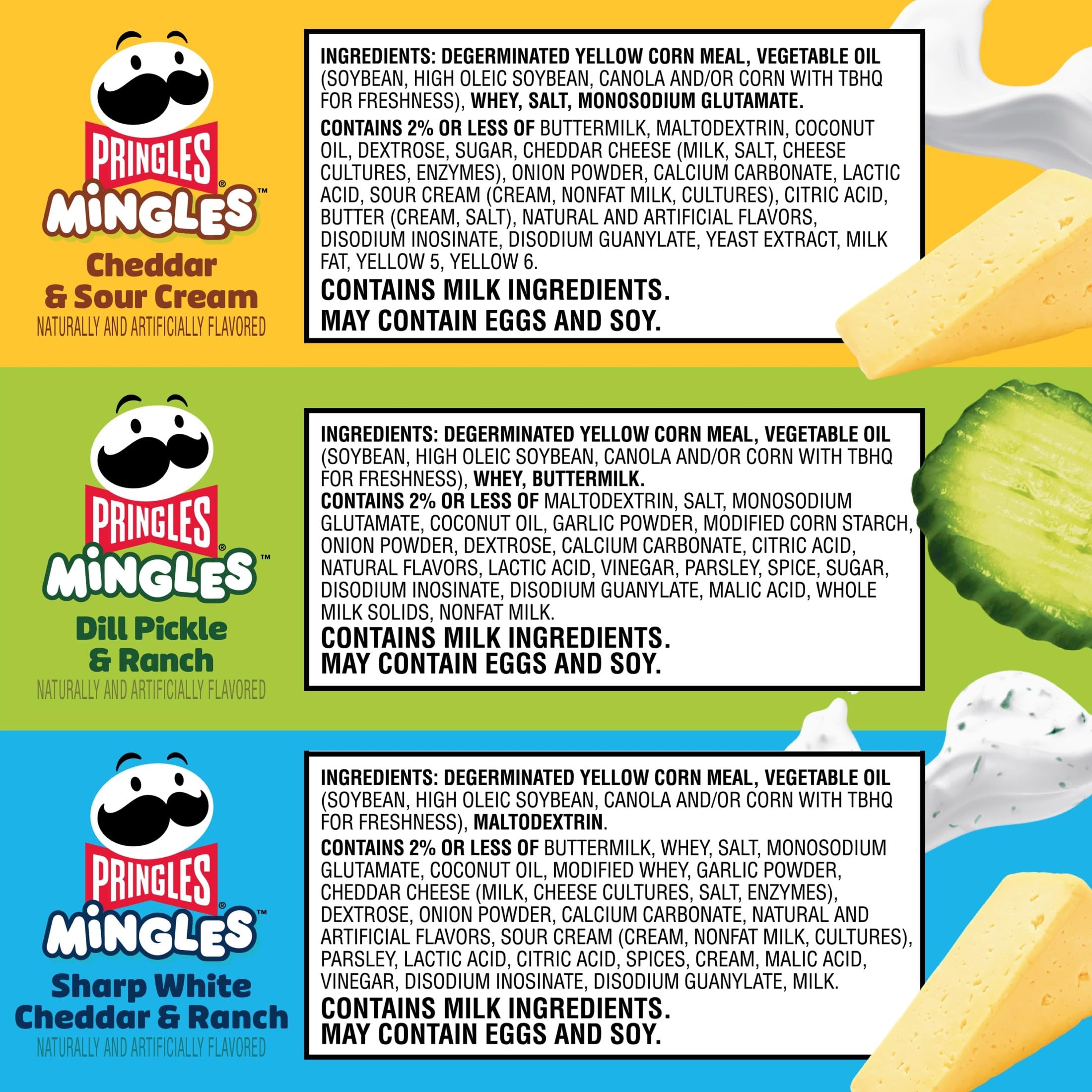 Pringles Mingles dill pickle ranch bowtie puffs ideal for on-the-go munching
