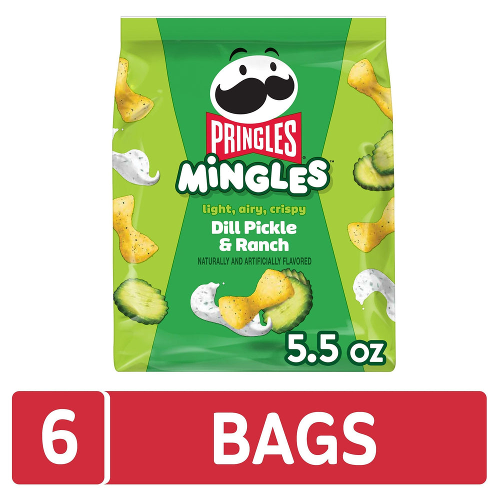 Pringles Mingles on-the-go snack served in a bag for sharing.