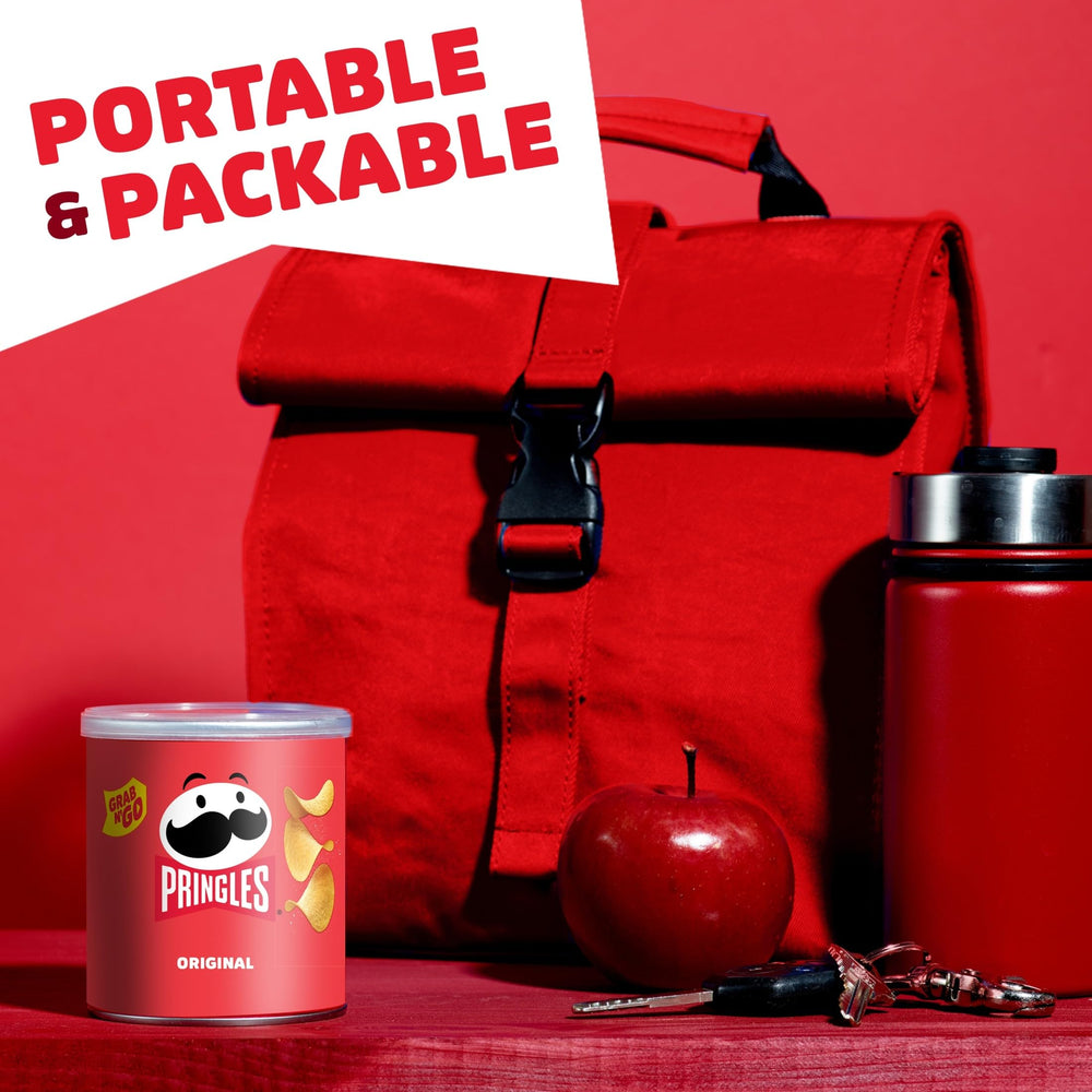 Pringles Original crisps for after-school snack, easy to pack