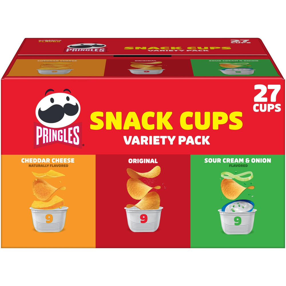 Pringles Original cups offer classic flavor in a portable snack cup for quick bites