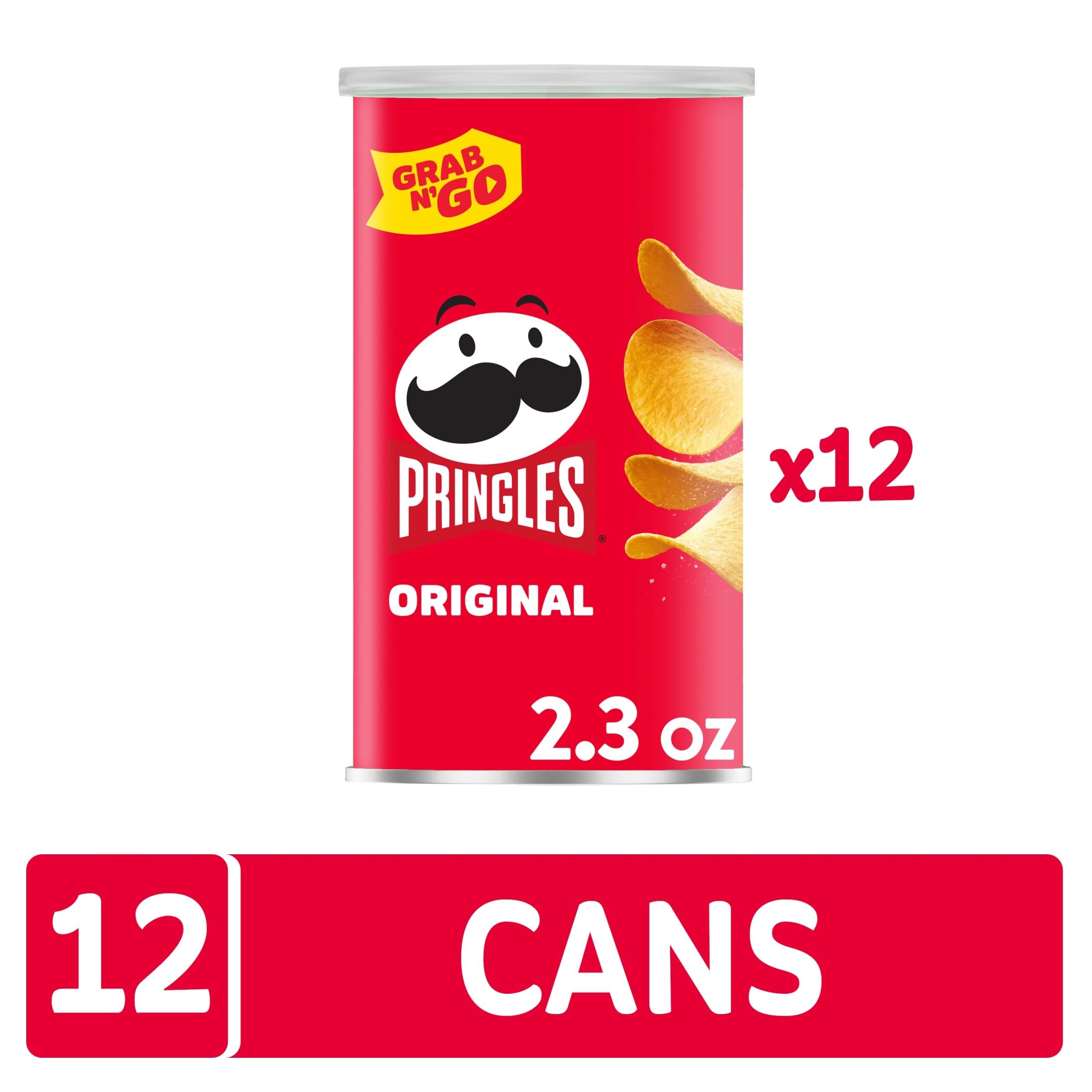 Pringles Original Potato Crisps in a lunchbox snack