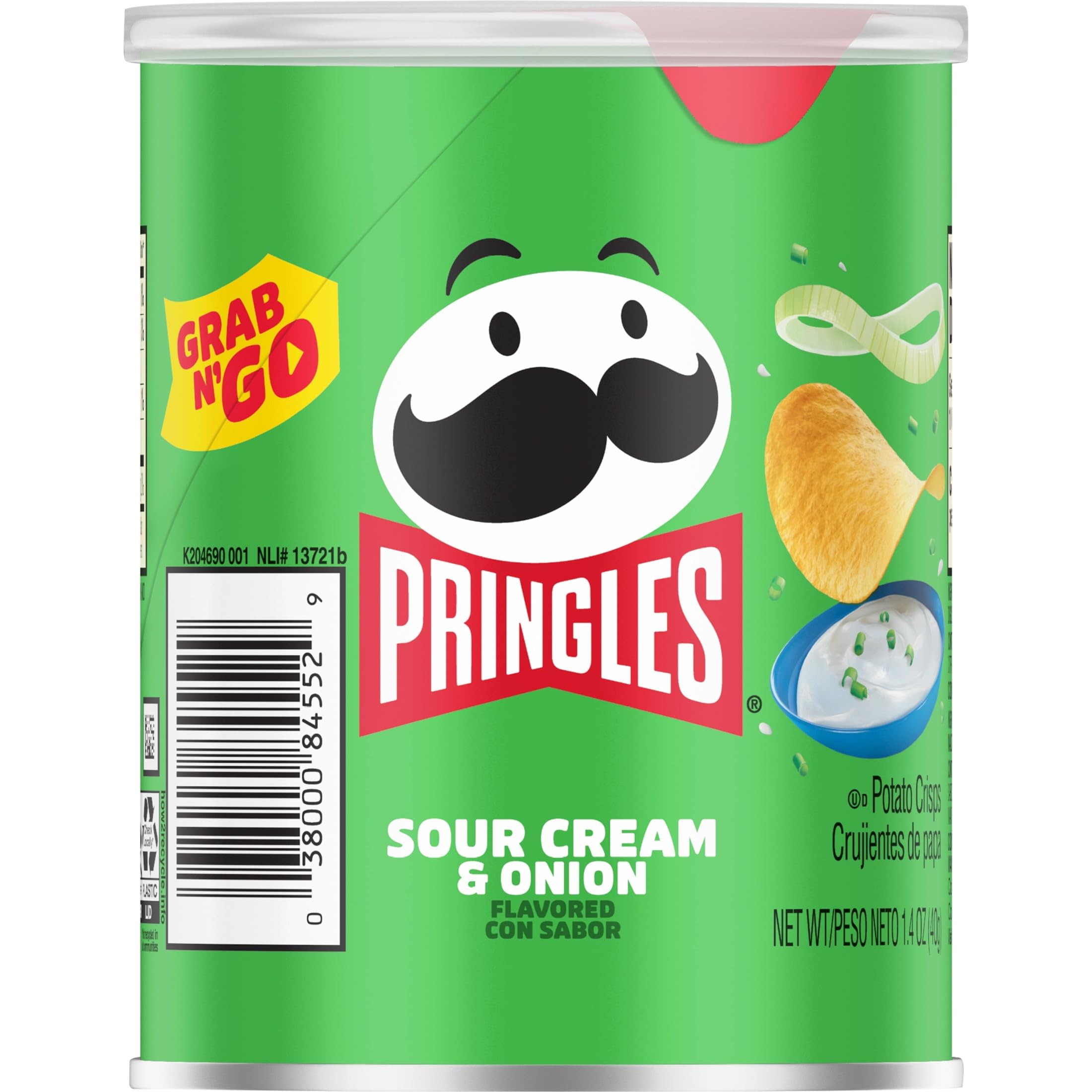 12-count Pringles Sour Cream and Onion pack for office snacking