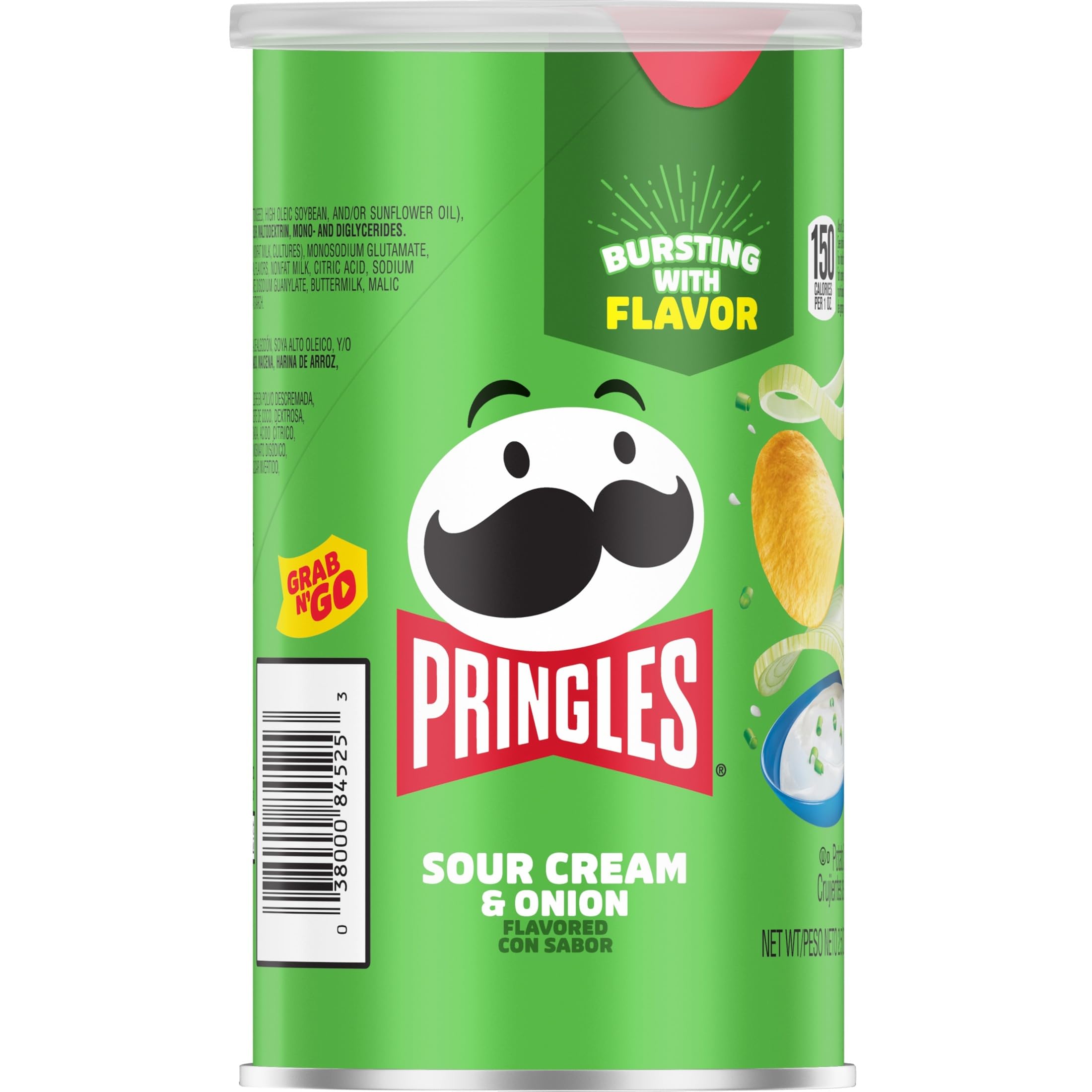 Pringles Sour Cream and Onion lunchbox snack, easy to pack for school.