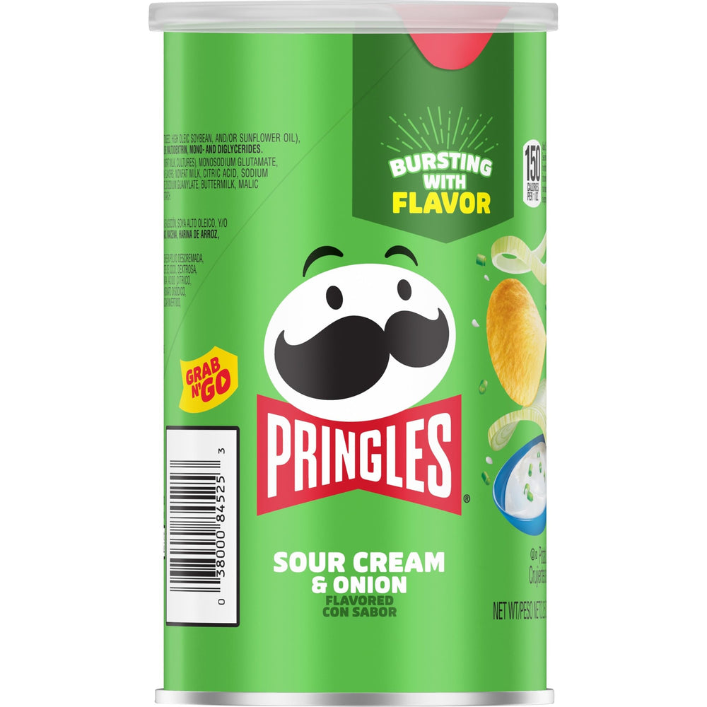 Pringles Sour Cream and Onion lunchbox snack, easy to pack for school.
