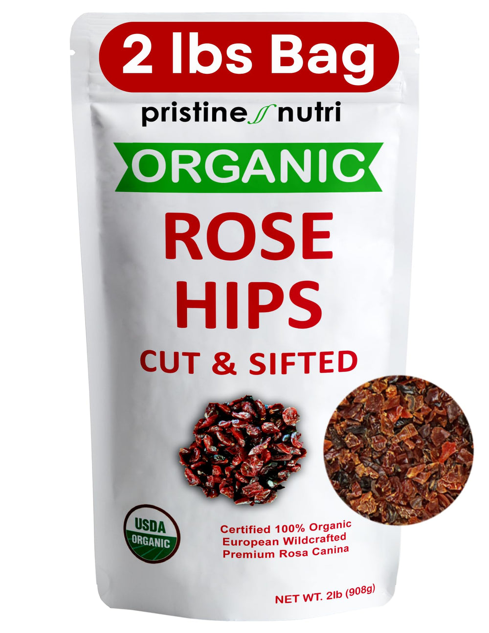 Pristine Nutri rosehips tea ready cups illustrate daily tea ritual potential.