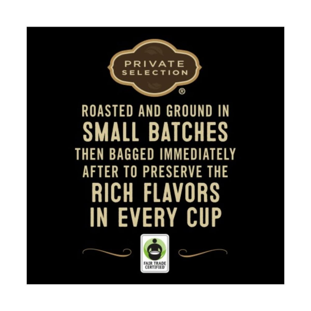 Private Selection Guatemalan Dark Roast pods stacked for organized coffee station