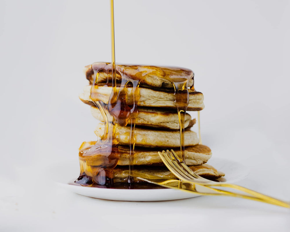 ProDough pancake mix ingredients in a bowl show a natural gluten-free blend