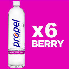 Propel Berry multipack 1L bottles arranged for home training hydration.