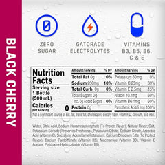 Propel Black Cherry pour into a glass highlighting refreshing flavor and electrolytes during activity.