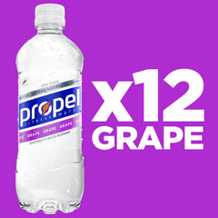 Propel bottle close-up showing vitamins C and E label
