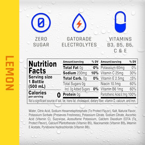 Propel Lemon pour action showing quick hydration after runs.
