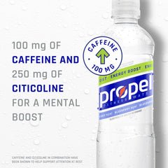 Propel Energy Boost Blueberry Acai being poured into a glass for focus