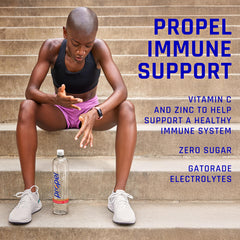 12-bottle Propel Immune Support pack ready for gym or home.