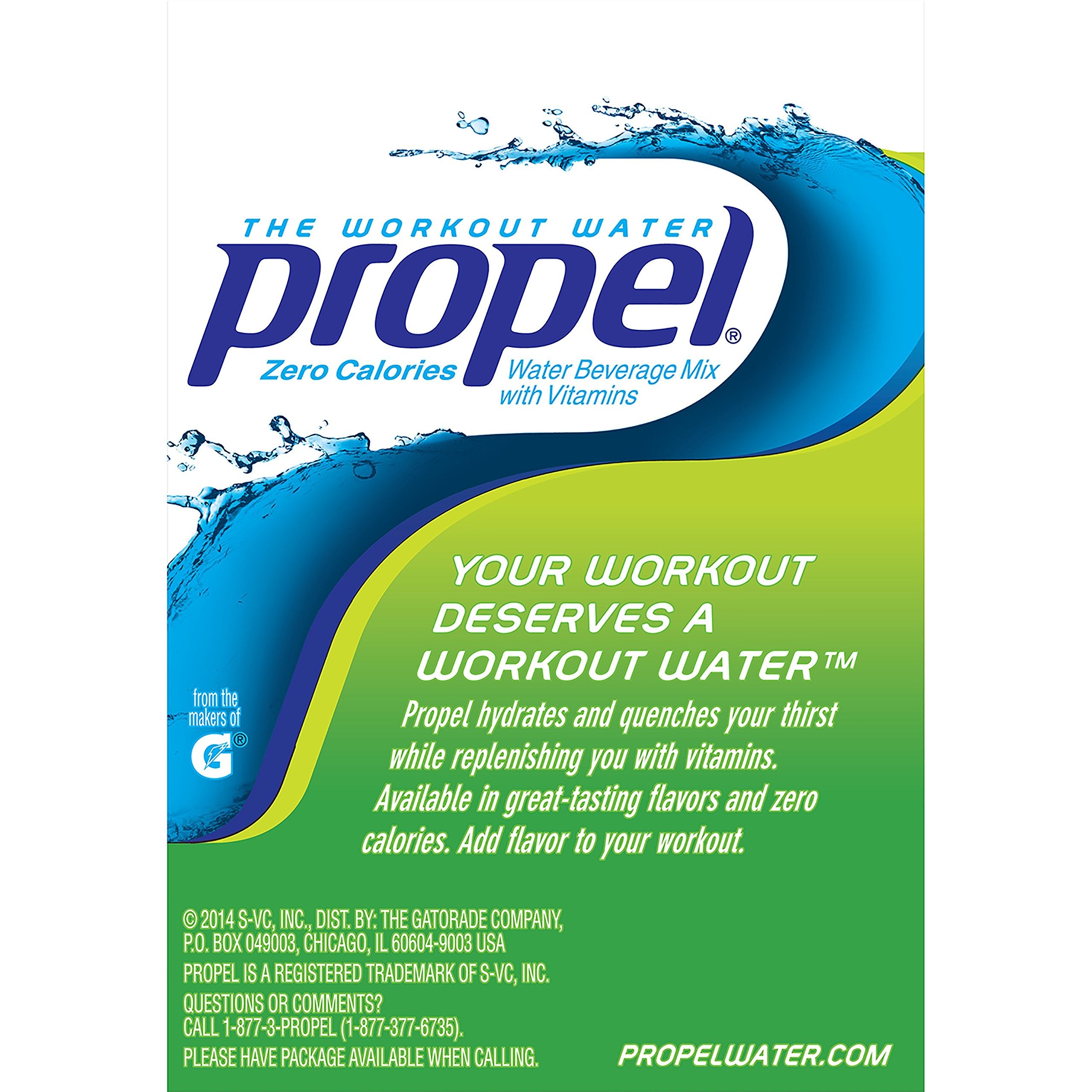 Propel kiwi strawberry drink in glass ready after mixing