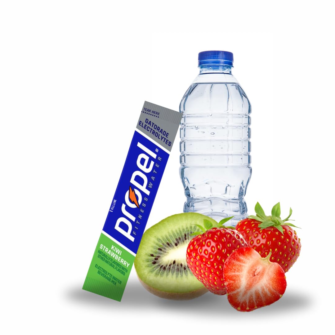 Propel Zero Sugar packet hydrates without added sugar.