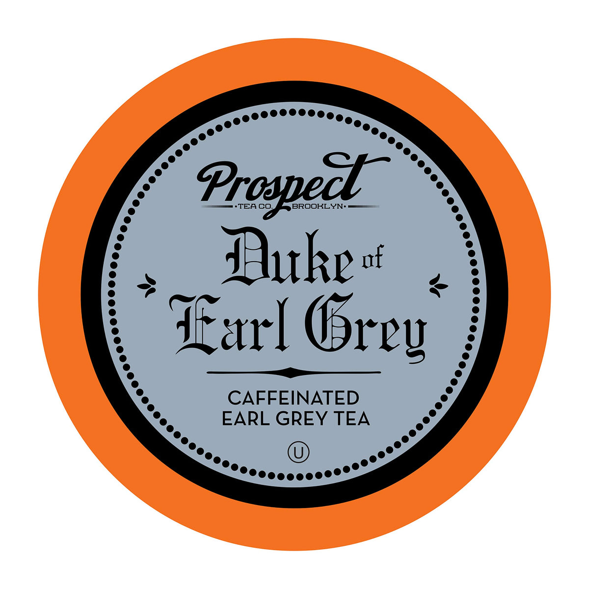 Prospect Tea Co. Duke of Earl Grey pods in box highlight premium single-serve convenience.