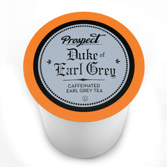 Prospect Tea Co. Duke of Earl Grey pods closeup shows artisanal blend and quality leaves.