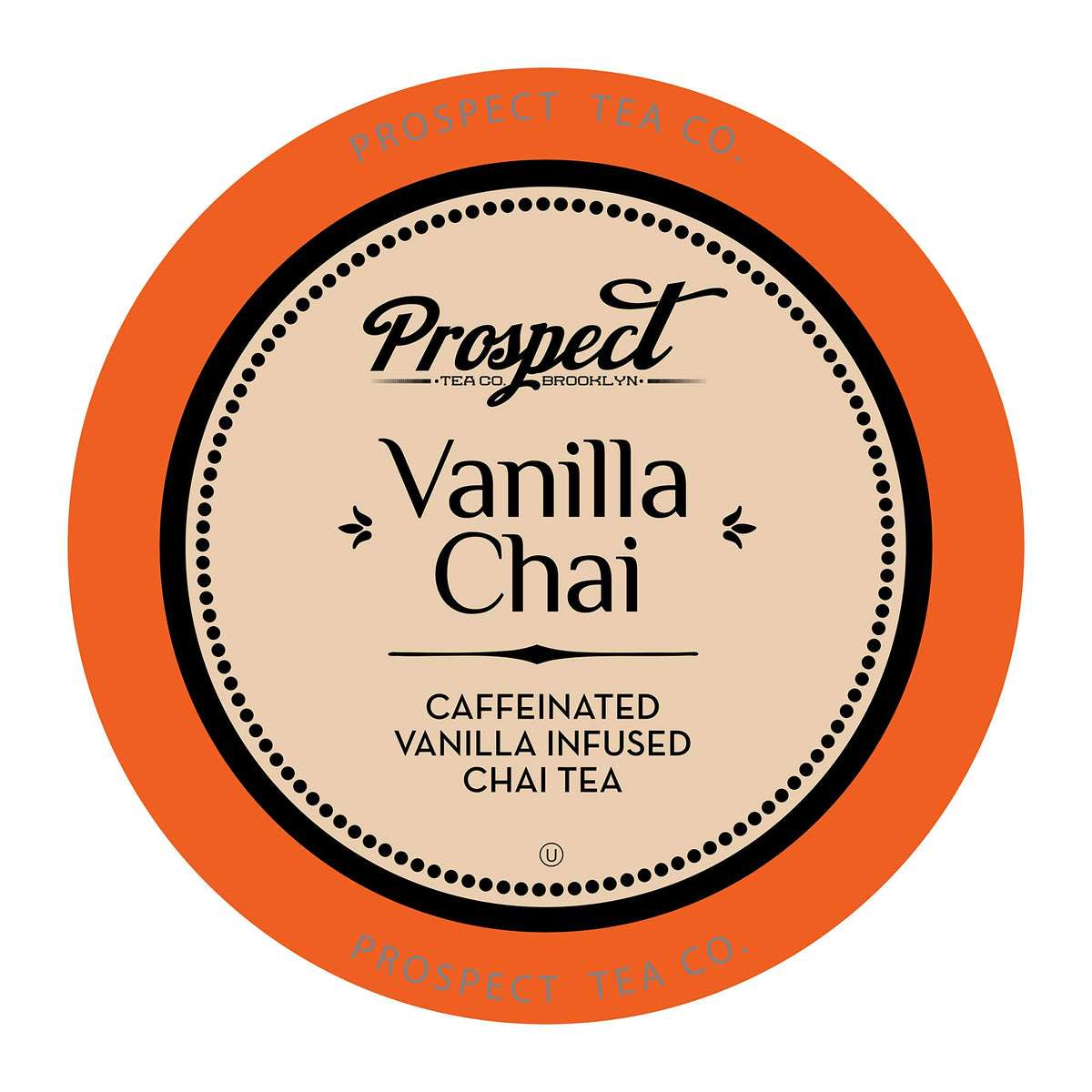 Prospect Tea Co Vanilla Chai pods in packaging, premium single-serve tea for convenient brewing