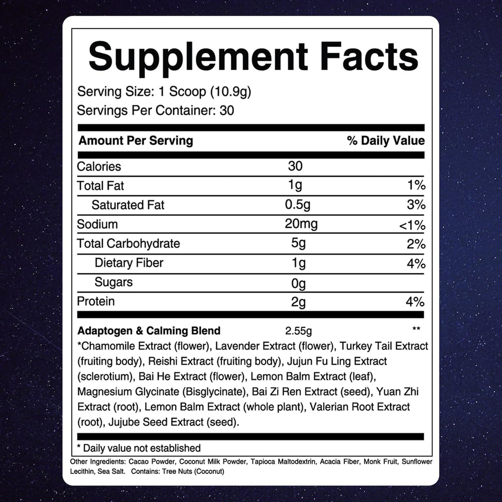 Prosper Magnesium Hot Cocoa package label highlights keto and dairy-free features