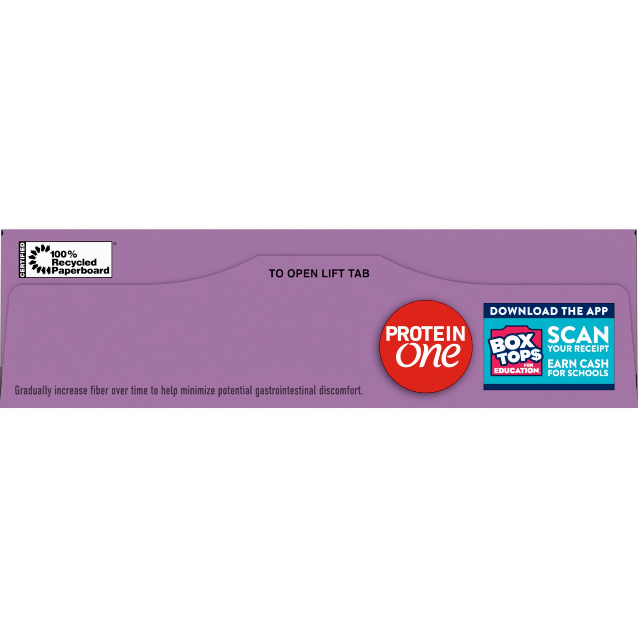 Protein One bar on the go, low sugar and net carbs.