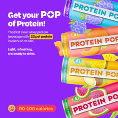 Protein Pop Peach can offers a light, clean protein boost with zero sugar.