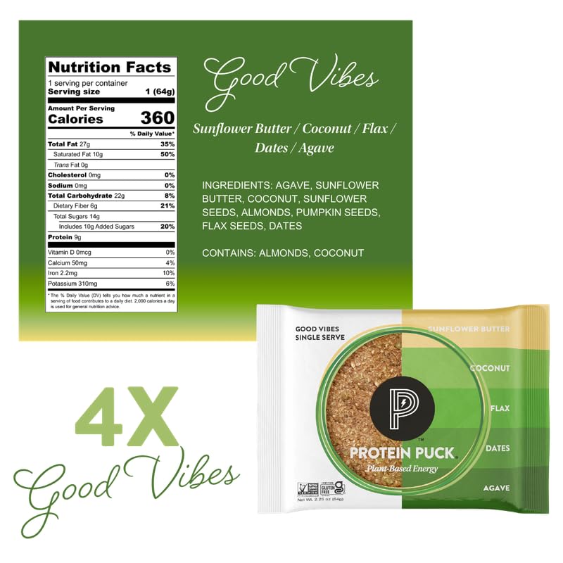 Protein Puck bite-sized bar in gym bag for quick protein.