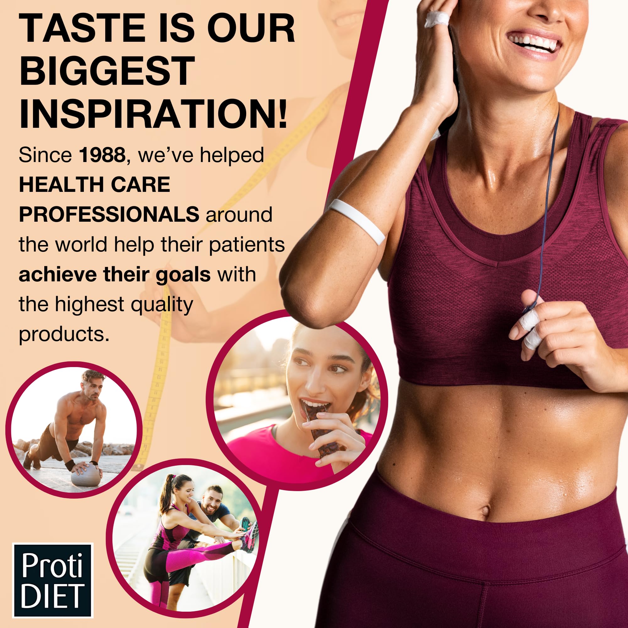 ProtiDIET Blueberry Pancakes on-the-go pack enables easy protein on trips.