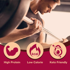 A prepared ProtiDIET chicken soup bowl, warm and protein-rich.