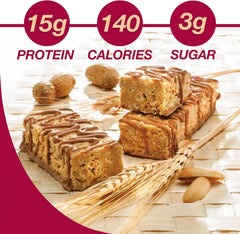 Close-up of ProtiDIET Peanut Surprise crunch and texture.