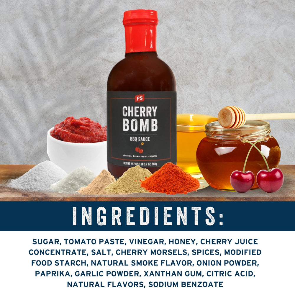 PS Seasoning Cherry Bomb grilled meat finish with cherry glaze