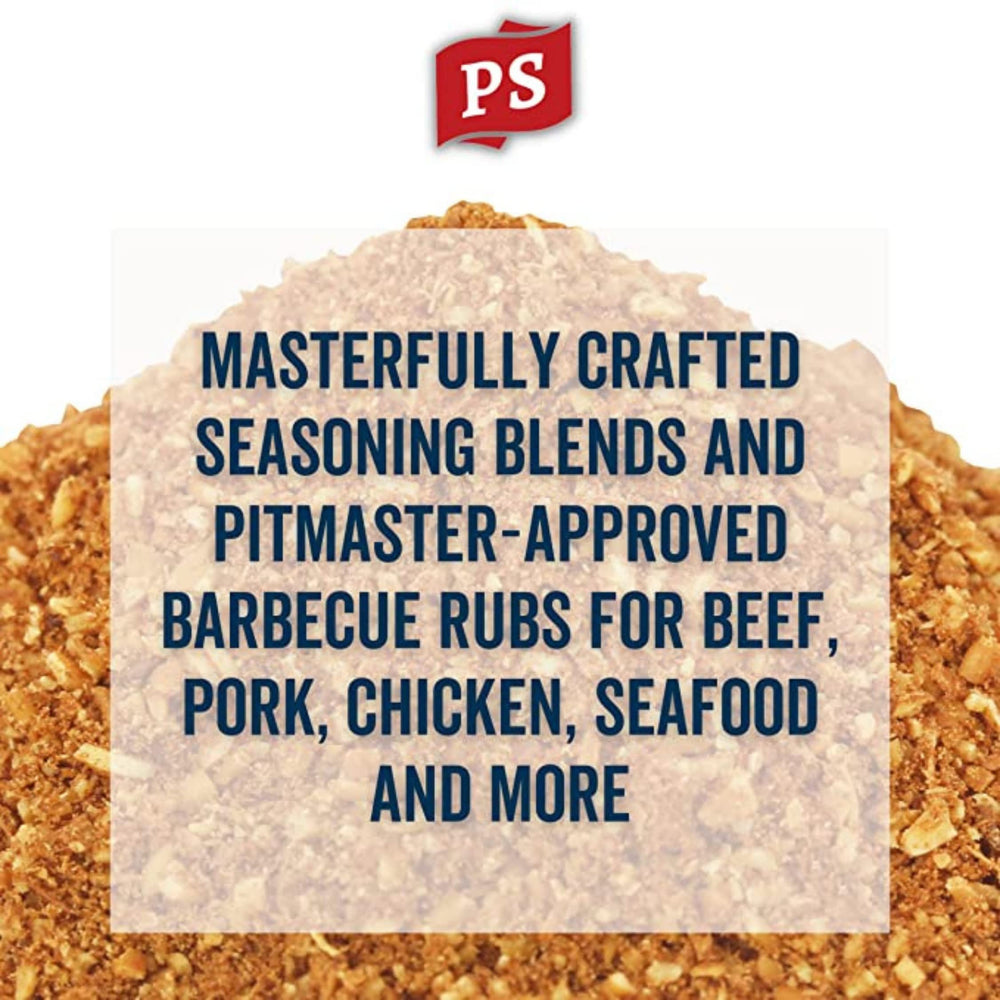 PS Seasoning Notorious PIG smoked-pulled-pork, great for slow cook and tangy crust.