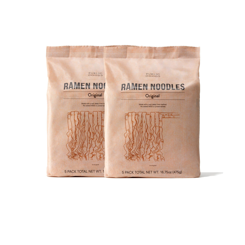 Public Goods Ramen Original Brothless Bowl ready-to-serve meal.
