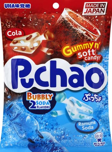 Puchao Mikakuto Gummy N' Soft Candy served in a bowl for sharing