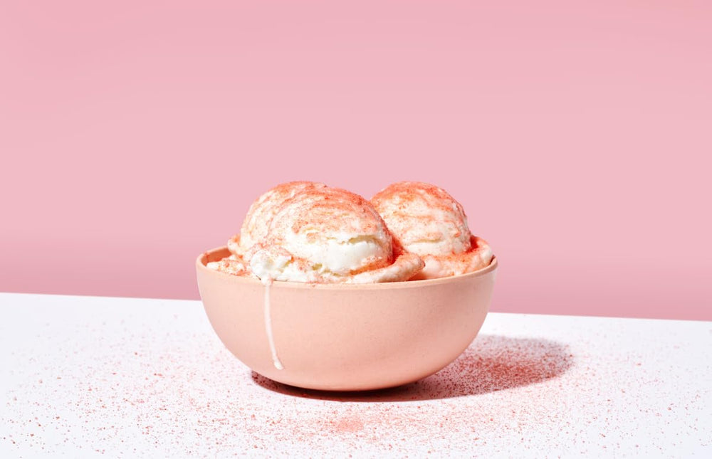 Pucker Powder dessert topper enhances cookies and popcorn with playful crunch.