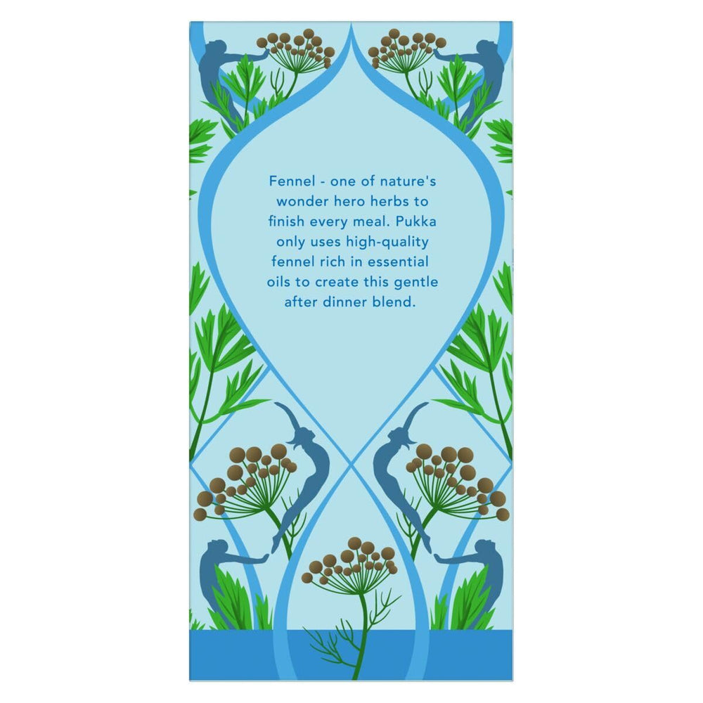 Pukka Herbal Tea cup and steeping time emphasizes mindful brewing.