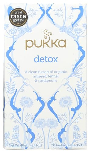 Pukka Herbal Tea steeping cup captures aroma as the tea infuses for a relaxing moment.