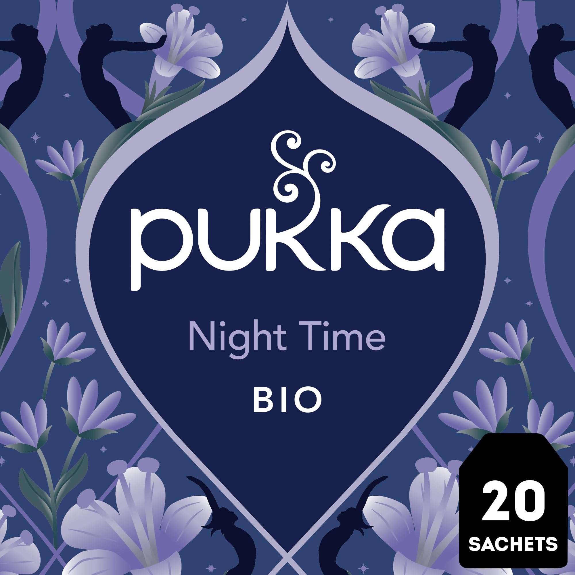 Pukka Night Time oat flower close-up, calming nourishment for night routine.