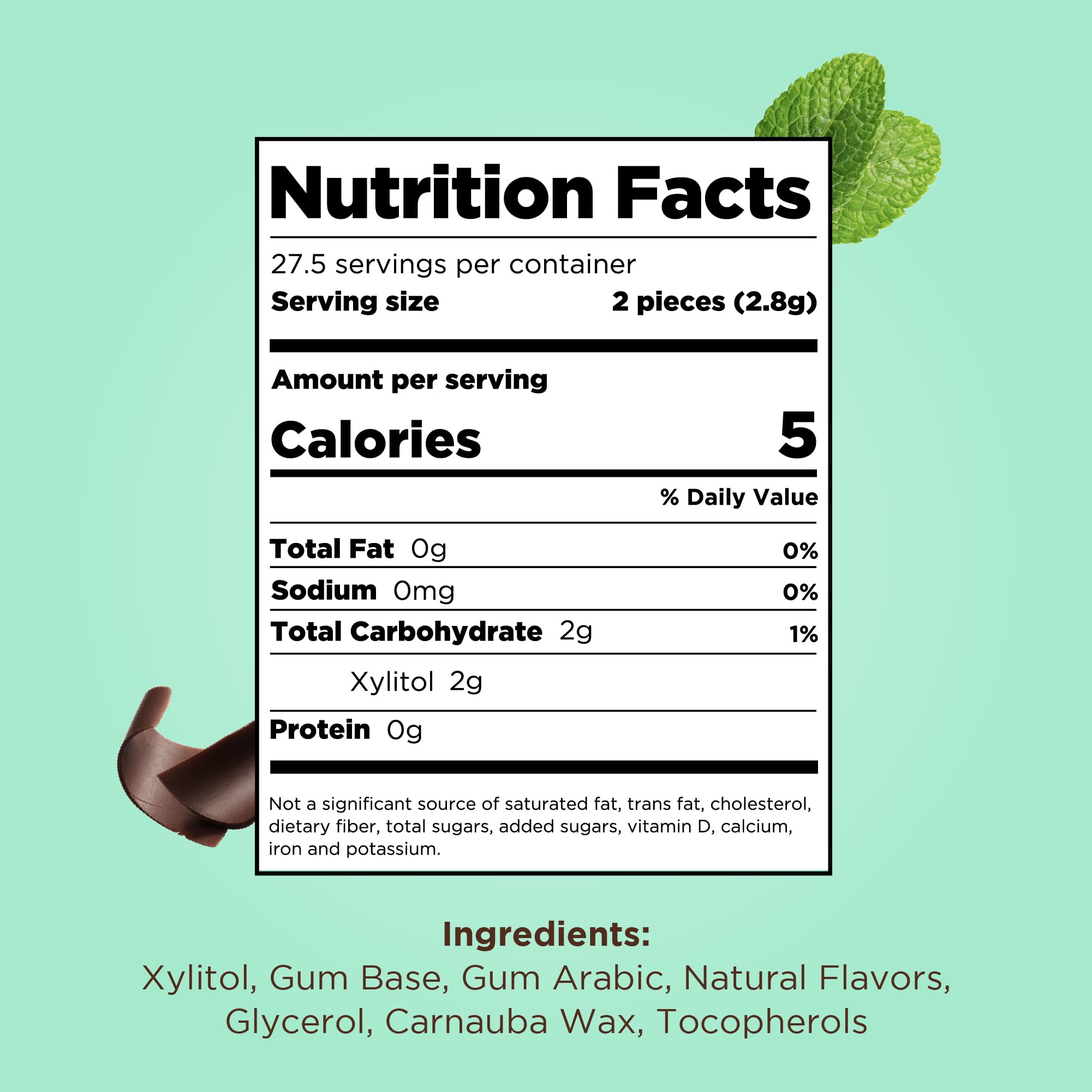 PUR Gum is 100% xylitol-sweetened and aspartame-free for mindful snacking.