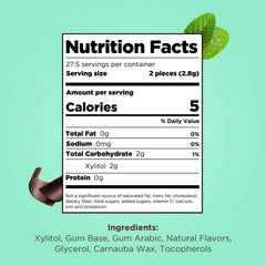 PUR Gum is 100% xylitol-sweetened and aspartame-free for mindful snacking.