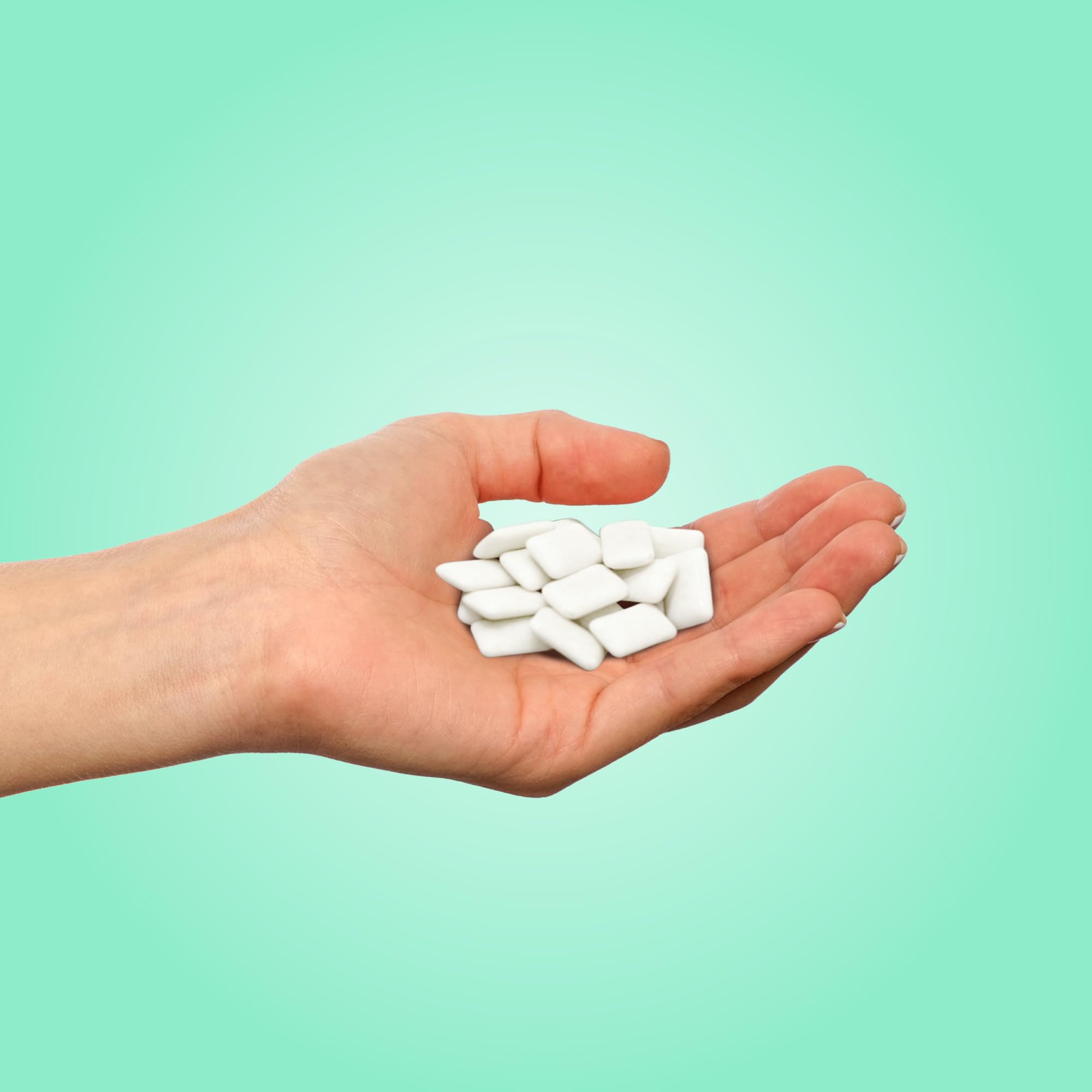 PUR Gum contains 100 percent xylitol for a sweeter taste with fewer calories.