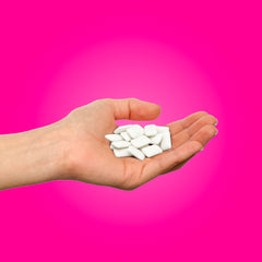 PUR Gum allergen-free label emphasizes vegan, gluten-free and keto-friendly features.