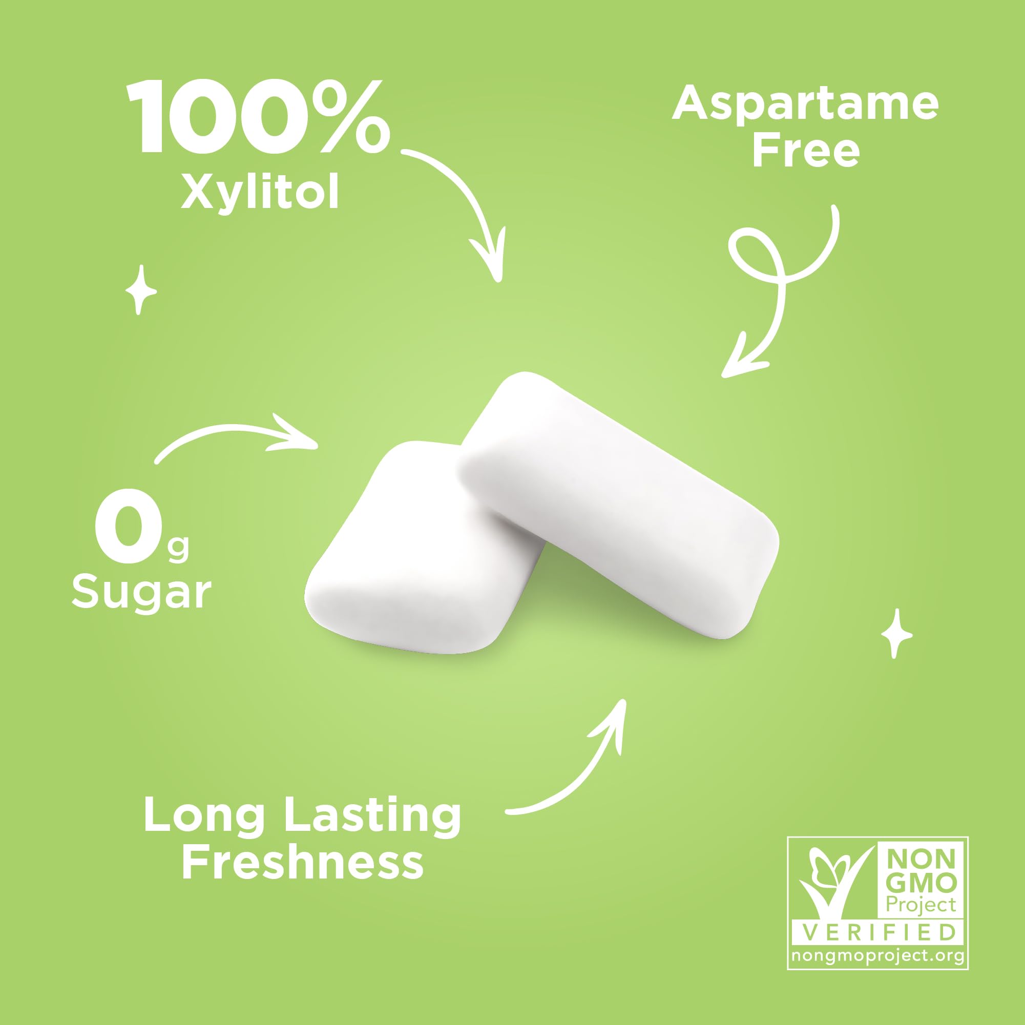 PUR Gum brand logo communicates vegan and allergen-free credentials