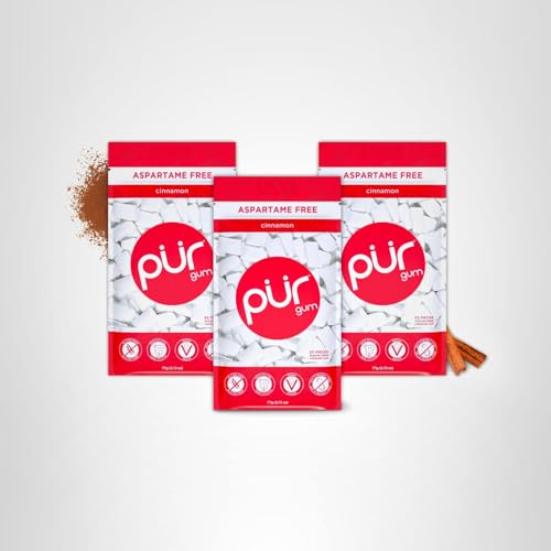 In-store display of PUR Gum Cinnamon to attract quick shoppers.