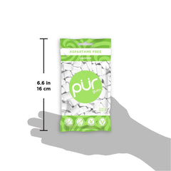 Pur Gum Coolmint box with vegan and gluten-free icons.