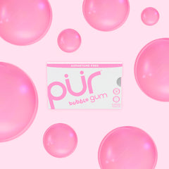 Pur Gum 12-pack box shown for family and sharing use.